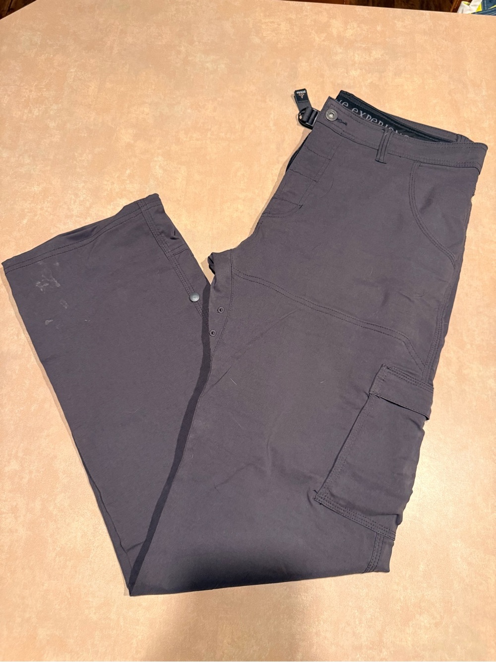 Men's Black Cargo Pants prana